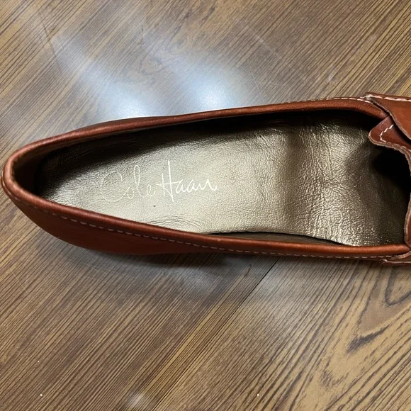 Cole Haan Leather Penny Loafers Brown Size 8AA - Picture 11 of 13